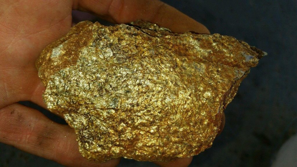 oxidized gold ore